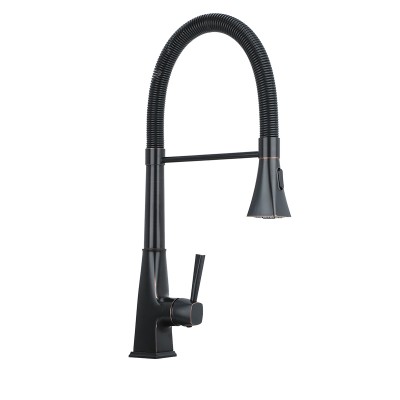 Spring ORB Black Faucet Hot and Cold Water Kitchen Faucet Pull Out Mixer Tap kitchen mixer