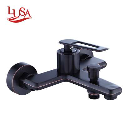 China single handle wall mount bathtub faucet black bathroom faucets sanitary bathtub faucet shower faucets