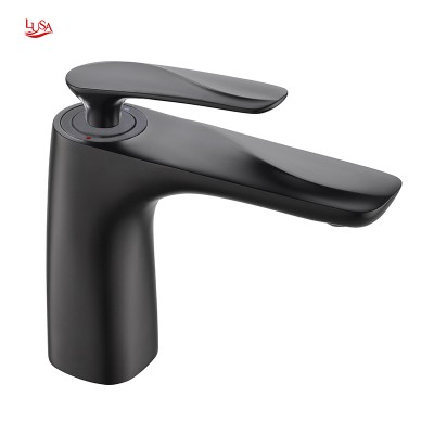 Wholesale high quality bathroom sink faucet premium black bathroom mixer tap bathroom vanity faucet