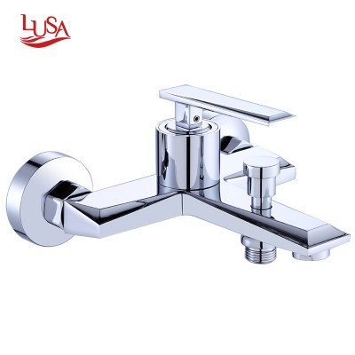 Wall-Mount Bath Faucet bathroom faucets bath shower mixer tap wall mount