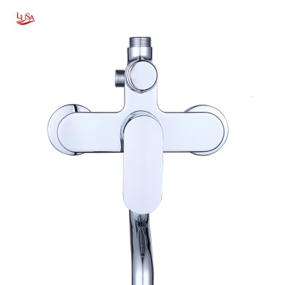 Top sanitary ware Brass tap for bathroom bathtub mixer tap bath mixer wall mounted bath faucet