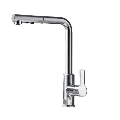 Flexible kitchen water tap single handle mixer washing faucet pull down sprayer kitchen sink faucet