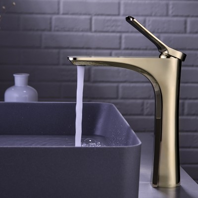 Contemporary faucet tap bath sink faucet brass water tap lavatory faucet