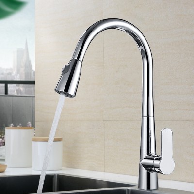 Contemporary single Handle Kitchen faucets with pull down sprayer mixers & taps faucets mixers taps faucets kitchen tap