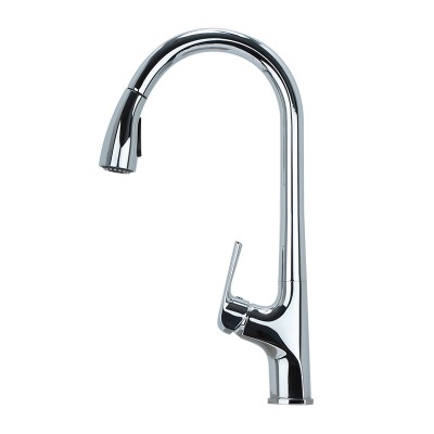 Hot Sale Kitchen Faucet Wholesale Price Pull Out Kitchen Mixer Tap Single Handle Kitchen Sink Tap modern sink faucets